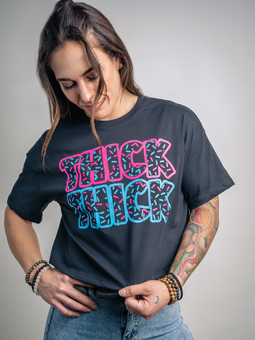 THICK THICK Sprinkles | oversize crop tee