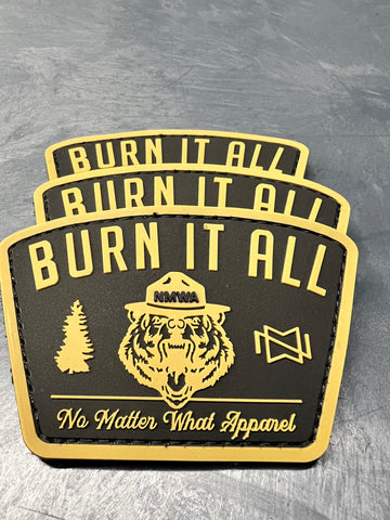 Burn It All PVC Velcro Patch