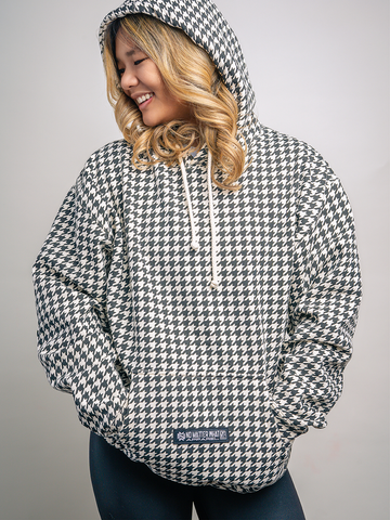 HOUNDSTOOTH PATCH | unisex hoodie