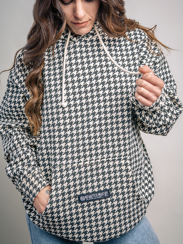 HOUNDSTOOTH PATCH | unisex hoodie